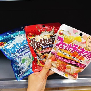 日本 Bourbon 北日本 Fettuccine 長條軟糖 可樂條糖 水果茶 水蜜桃 可樂 葡萄 蘇打