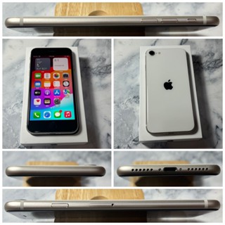 懇得機通訊 二手機 iPhone SE 2022 SE3 SE 3 128G 白色 4.7吋 保固中 電池95% 207