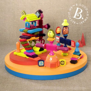 美國B.Toys 布萊斯特鬃毛積木 二手