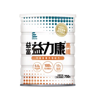 益富 益力康 高纖營養均衡配方 (750g/罐)【杏一】(12罐送2罐)