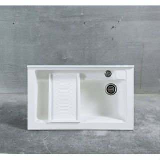 實心人造石洗衣槽附活動洗衣板 50/60/70/75/80/90/100/120cm