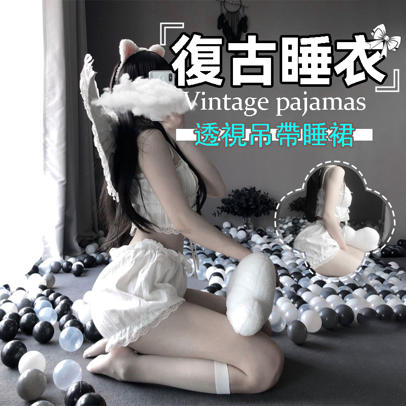 🌸小野貓🌸性感睡衣 情趣睡裙 情趣服 蕾絲睡裙 拆禮物的誘惑薄紗 情趣睡衣 有大尺碼 禮物 蝴蝶結 情趣用品