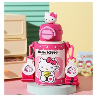 【BEDDY BEAR】 杯具熊 開口笑 kitty 雙飲保溫杯 600ml (可愛、兒童、保溫瓶、不鏽鋼)