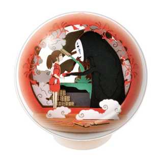 [日本]神隱少女_來自無臉男的禮物 圓球體紙劇場 立體紙模型手工 PAPER THEATER ball 千與千尋 宮崎駿