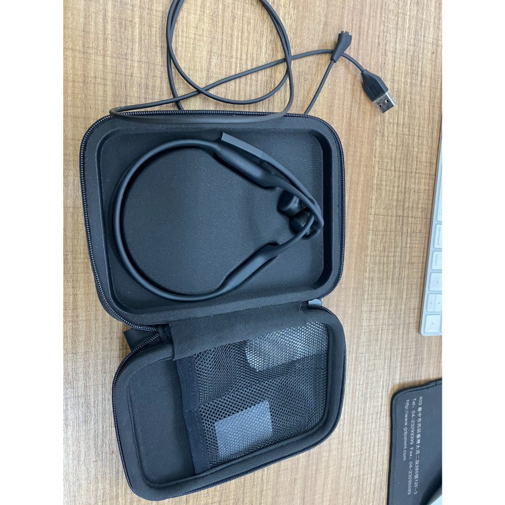 Aftershokz 骨傳導藍牙耳機 OPENCOMM ASC100少用！二手約九成五新