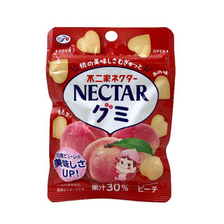 日本 FUJIYA 不二家 白桃 水蜜桃 桃子軟糖 水果軟糖 48g