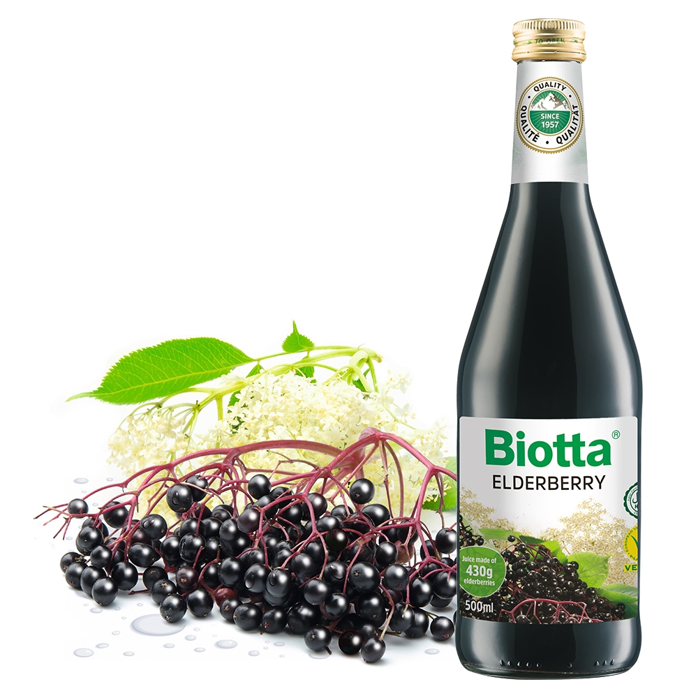 (超便宜 全面特價中)接骨木花與莓果汁／瑞士／Biotta／接骨木莓汁●Elderberry Juice／百奧維他
