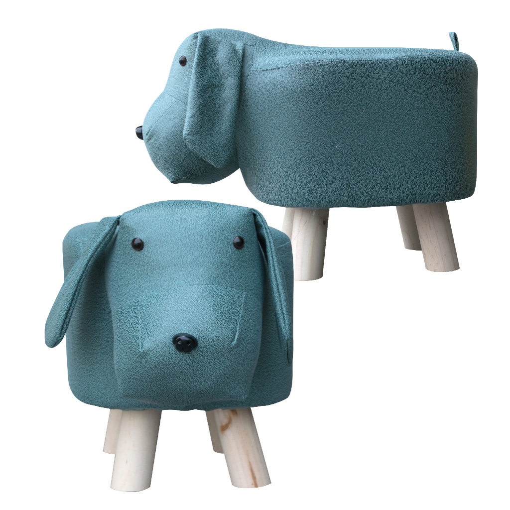 【健康物語】(台灣現貨) 動物造型椅凳-小垂耳狗  動物椅 動物凳 換鞋凳