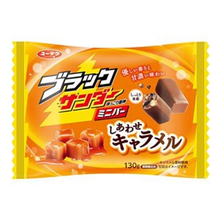 有樂製菓 迷你黑雷神甜焦糖風味餅乾分享包 130g(賞味期限6/17)【Donki日本唐吉訶德】