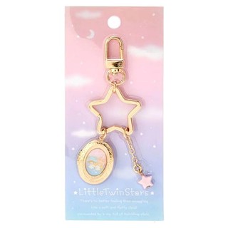 日本 三麗鷗 Sanrio 雙子星 KiKi&LaLa 仙子 生日系列 復古吊墜鑰匙圈 雲朵