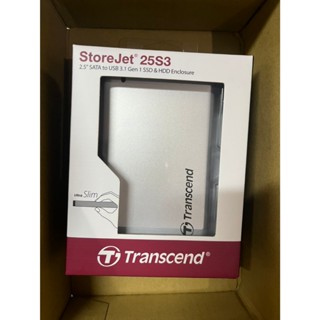 Transcend 創見 StoreJet 25S3 2.5吋SSD/硬碟外接盒(TS0GSJ25S3)