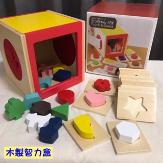 【小太陽玩具屋】木製智力盒 智力盒 感統玩具 益智玩具 蒙特梭利教具 形狀配對玩具 幼兒玩具 教具 玩具 A017