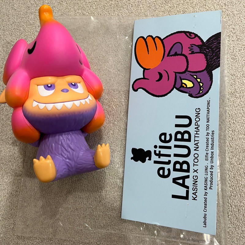 その他 Elfie LABUBU ELFIE & LABUBU H2W PURPLE and GREEN editions By Kasing Lung