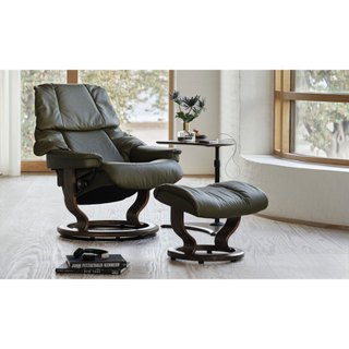 【北歐原裝 中古美品】挪威製 Ekornes 思特萊斯 Stressless Reno 系列頂級舒適椅 休閒椅 視聽躺椅