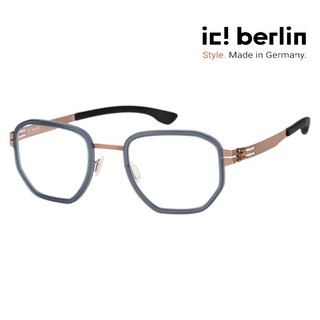 【ic! berlin】Hiro Shiny Copper Blue Waters 德國薄鋼眼鏡 公司貨 時代眼鏡