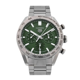 TAG Heuer 豪雅 Carrera Chronograph 綠面自動計時腕錶 44mm