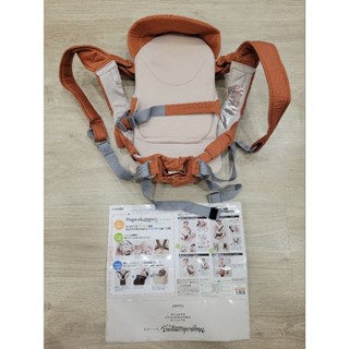 💗空間超值出清！二手 少用極新 Combi康貝 SK-4 新生兒全護四用型背巾 *內墊可拆*[時尚橘]