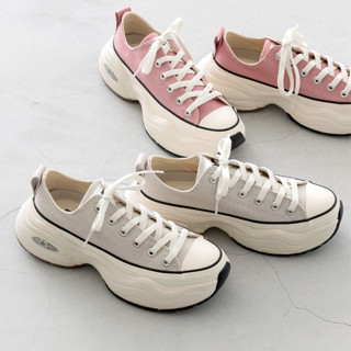 KNS日本限定 ❙ Converse All Star Ⓡ 輕量復古厚底帆布鞋 低筒鞋 SURGETRAINER OX