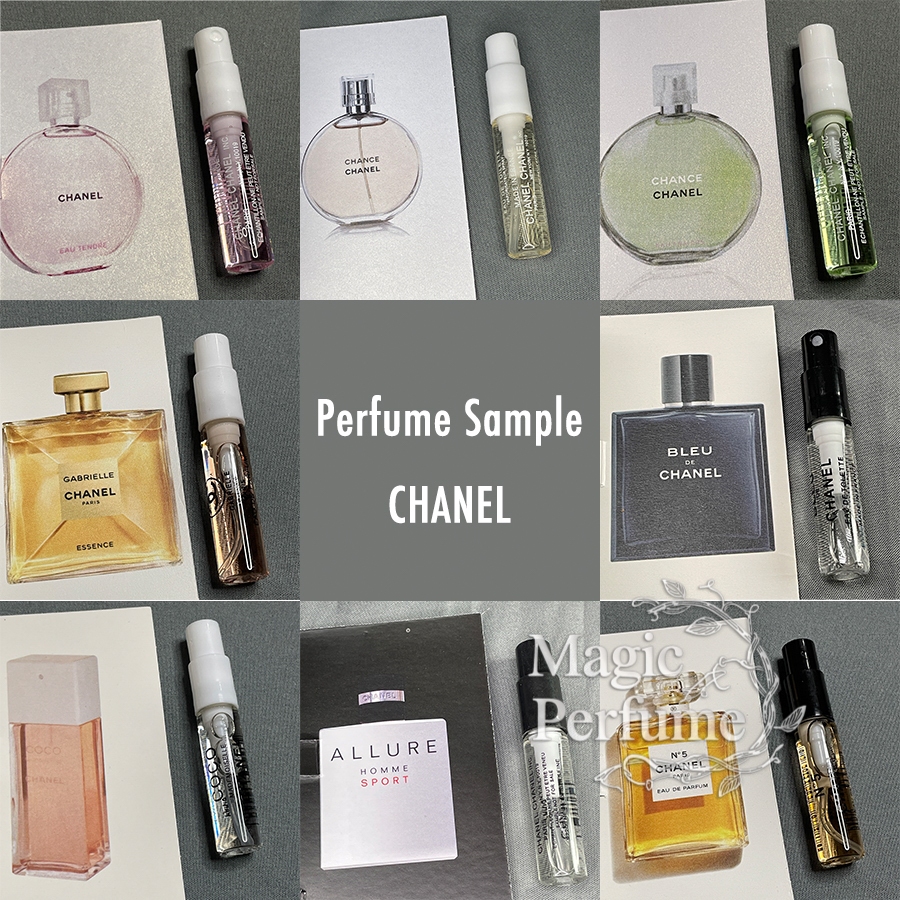 香奈兒 Chanel全系列試管香水試用裝 樣品 香氛噴霧 原裝 系列香水 女/男士香水1.5/2ml