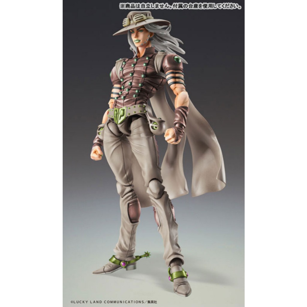 MEDICOS 超像可動 JOJO的奇妙冒險 第七部 飆馬野郎 傑洛·齊貝林 三色 可動完成品