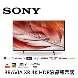🔥【SONY 索尼】🔥 BRAVIA 65吋 4K HDR Google TV BRAVI電視 XRM-65X90J