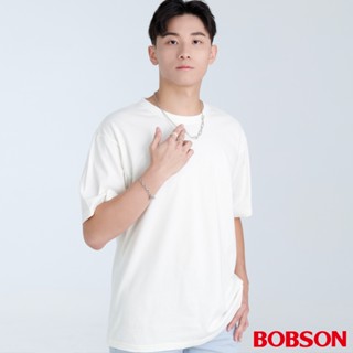 【bobson】男款寬版印圖上衣(74008-81)