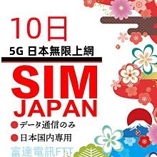 日本旅遊上網絡卡 日本10日上網 日本網路卡 無限上網 5G網路 東京大阪20日 神戶橫濱京都北海道旅遊卡沖繩30日