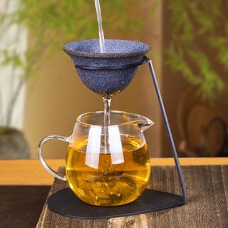 高階無孔茶漏超細微孔陶瓷茶濾網滴漏式過濾器咖啡過濾免濾紙分離