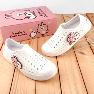 *Kanahei 卡娜赫拉的小動物 兔兔 P助*大童 親子鞋 大人 輕量 一體成型 防水 洞洞鞋 涉水鞋 排水鞋 懶人鞋