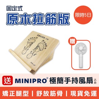 MINIPRO 固定式拉筋板 拉筋板 拉筋器 足筋板 腳底按摩板 伸展器 拉筋版【買就送風扇~臺灣實木手工製 現貨免運】