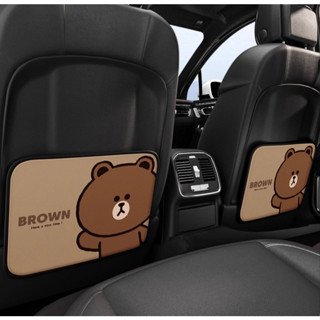 【全網最低價】 LINE FRIENDS 椅背防踢墊 防踢墊 汽車座椅防踢墊 保護墊 兒童 防踢 保護座椅 車型通用