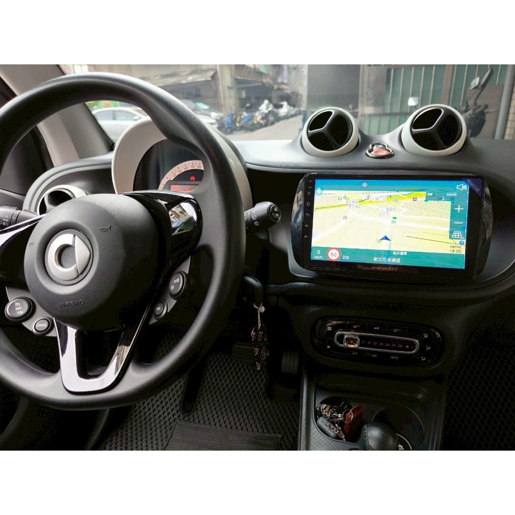 SMART 9吋安卓機 8核心 CarPlay 聲控導航 網路電視 ForTwo ForFour C453 W453