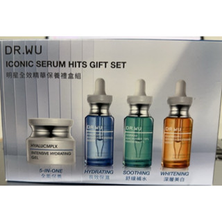 達爾膚 DR.WU明星全效精華保養禮盒組2027/04，明星精華煥膚保濕組2028/01