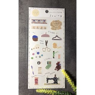 (現貨)日本製 日本作家田村美紀「我的最愛」系列和紙貼紙_"縫紉"_手帳裝飾_日本貼紙_日本商品直送