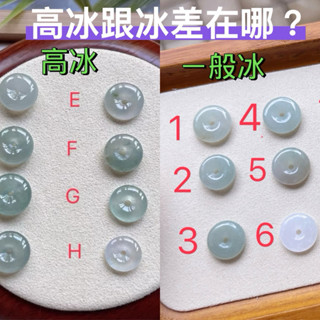 🔥【緬甸手工高冰放光平安扣】手作任選 天然翡翠 緬甸a貨 | 冰晴綠 飄花 白冰 放光感 小而厚實 可鎖骨鍊可串繩