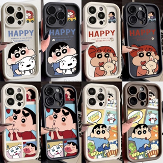 卡通蠟筆小新加厚防摔手機殼RealmeC61 C51 C21 C35 C33 C11 Realme 8 6 5 6pro