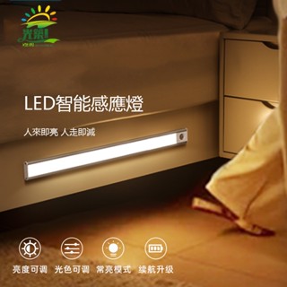 磁吸人體感應燈 USB充電 人體感應燈 衣櫃燈 LED感應燈 走廊燈 老人燈 樓梯燈 感應燈 應急