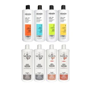 NIOXIN 耐奧森 麗康絲 (新)賦活頭皮潔淨露洗髮精/3D賦活頭皮修護霜潤髮乳 1000ml (任選) 【百貨貴婦】