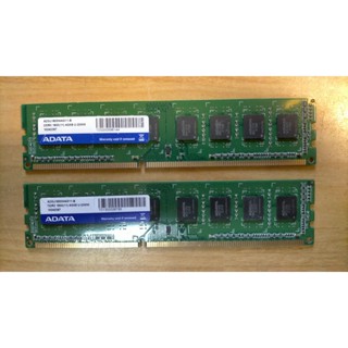 D.桌上型電腦記憶體-威剛ADATA 4G*2共8G DDR3 AD3U1600B4G11-B終保-直購價90