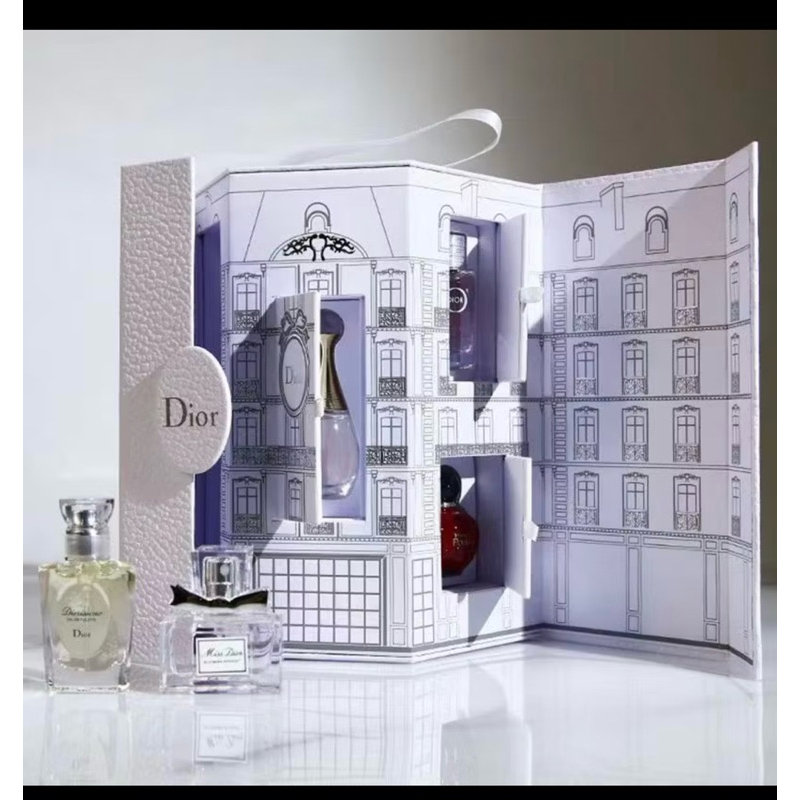 （空盒）Dior 迪奧蒙田30週年紀念限定Dior城堡香水禮盒