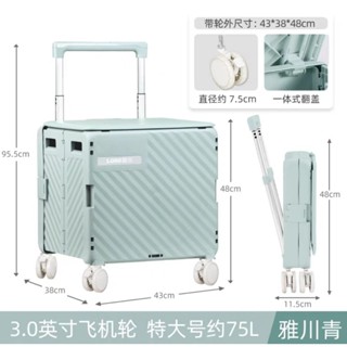💥臺灣現貨秒出。免運💥 25年最新款💥露禾全新Max 75L 購物車 折疊購物車 手推車。斜拉款飛機輪。