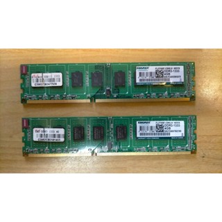 D.桌上型電腦記憶體-KINGMAX DDR3 1333 4GB*2 共8G 雙通道 直購價80