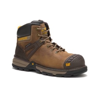 【CAT】EXCAVATOR SUPERLITE WP CCT 碳纖維工裝靴(91218)-率性棕\男-原價6250元