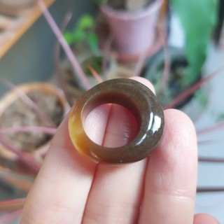 內徑16.7mm天然和田玉新疆且末糖白戒指