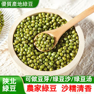 🔥🔥【福澤家優選】精選綠豆 正宗農家綠豆 山地種植綠豆 生豆芽解暑綠豆湯綠豆沙專用 自然晾曬 優質土地種植 豆香濃鬱