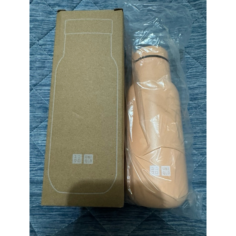 全新 UNIQLO 時尚莫蘭迪色 不鏽鋼保溫瓶 水壺 水杯