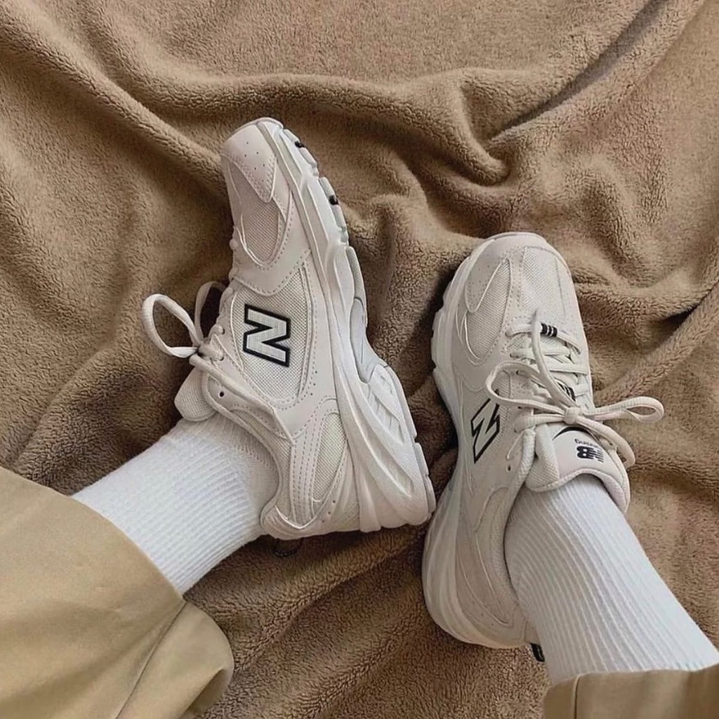 【二手出清】Newbalance紐巴倫 530 經典奶茶色運動鞋 復古跑鞋 老爹鞋 MR530SH 附鞋盒 230