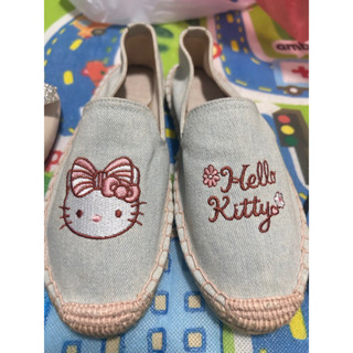 草編亞麻漁夫懶人鞋kitty