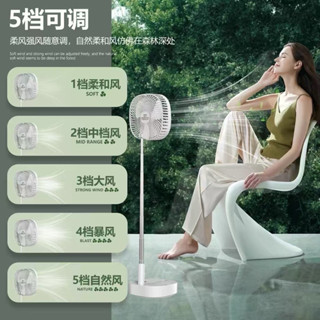 伸縮折疊風扇 可拆式電風扇 五段風速 隨身風扇 折疊風扇 露營風扇 家用扇 好收納 好攜帶 落地扇 可搖頭 立扇 電扇