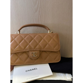（二手）極新💛香奈兒Chanel 23p mini handle cf #可議價
